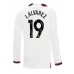 Manchester City Julian Alvarez #19 Replika Borta matchkläder 2023-24 Långa ärmar